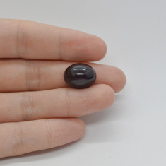 Cabochon granat stelar 15x12x8mm c100