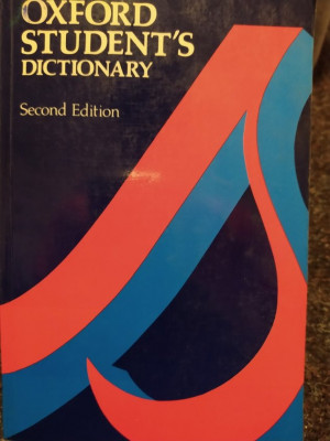 A. S. Hornby - Oxford student&amp;#039;s dictionary (1992) foto