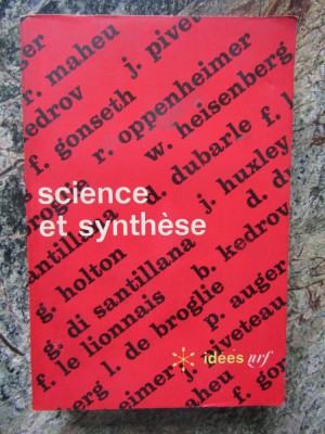 SCIENCE ET SYNTHESE par RENE MAHEU ...R.P. PIERRE LEROY , 1967 foto