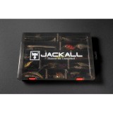 Cumpara ieftin Cutie pentru Naluci Jackall 2800D Tackle M, Culoare Clear Black, 27.5x18.5x3.9cm