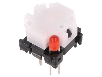 Comutator tastatură LED roșu OFF-(ON) foto
