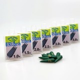 Plumbi Culisanti Pescuit Water Magic Olivete Verde 1g - 8 Bucati