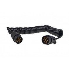 Cablu spiralat 7pini fisa tata-tata 6m 02390