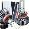 Set becuri LED auto F2 9005/HB3, 50W, 4000Lm, 6500k CANBUS, Universal