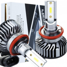 Set becuri LED auto F2 9005/HB3, 50W, 4000Lm, 6500k CANBUS