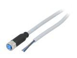Cablu de conectare M8 drept 5m 60VAC 4A