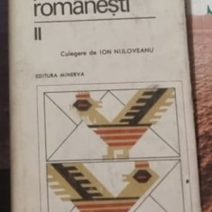 POEZII POPULARE ROMANESTI VOL II DE ION NIJLOVEANU , 1989