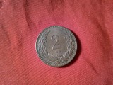 Moneda Ungaria 2 filler 1894 , bronz , cal. f.buna, Europa