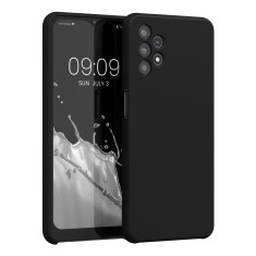 Husa kwmobile pentru Samsung Galaxy A32 5G, Silicon, Negru, 54336.01 foto