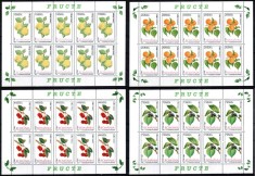 Romania 2002, LP 1596 a, Fructe, coli mici de 10 marci, MNH! LP 310,00 lei