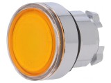 Comutator apăsare 22mm portocaliu stabil