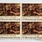 4 timbre Statele Unite bloc de 4 val. MNH 1977 HERKIMER at ORISKANY _Scott 1722