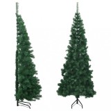 vidaXL Brad de Crăciun artificial, de colț, verde, 180 cm, PVC 329164