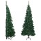vidaXL Brad de Crăciun artificial, de colț, verde, 180 cm, PVC 329164