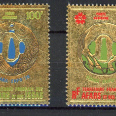 AFARS ȘI ISSAS., EXPO OSAKA - SERIE COMPLETĂ MNH GOLD