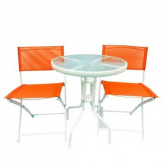 Set mobilier gradina, Strend Pro Gardenia Orange foto