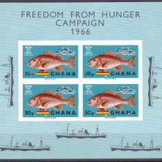 DB1 Ghana 1966 Fauna Africana Pesti Supratipar Campanie Contra Foamei SS MNH