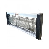Lampa Electrica UV Anti Insecte, Lumina Neon, 2 tuburi cu putere de 20W, Suspensie Perete, 39 x 25 x 6 cm