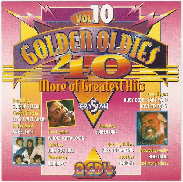 2 CD Various &lrm;&ndash; 40 Golden Oldies Vol. 10,original