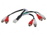 Conector radio AUX Pioneer RCA 12 pini, aux fata, spate, subwoofer, ACV