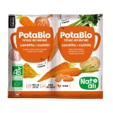 Supa instant cu morcovi, chimion si legume bio 2 buc x 8.5g 17g Nat-ali