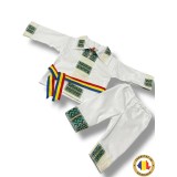 Cumpara ieftin Costum Traditional baieti cu broderie si brau Tricolor - TDPITI20