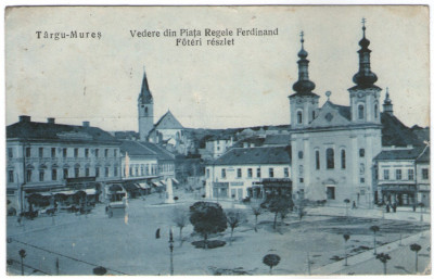 1923 - Targu Mures, piata Ferdinand (jud. Mures) foto