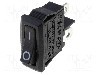 Intrerupator OFF-ON, 2 pozitii, SPST, SCI - R13-243A-02-BB-2D
