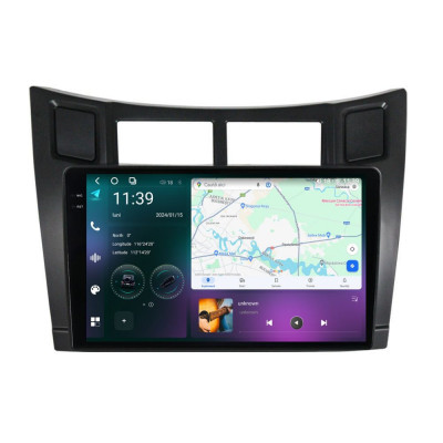 Navigatie dedicata cu Android Toyota Yaris 2006 - 2011, 12GB RAM, Radio GPS foto