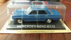 Macheta MERCEDES BENZ W115 1968 - DeAgostini Masini de Legenda, 1/43, noua. foto