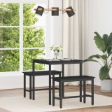 vidaXL Mese de sufragerie METAL 892620