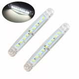 set 12 x Lampa de gabarit 12v-24v, alb 9 smd