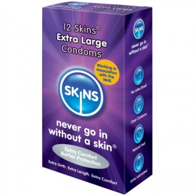SKINS - CONDOM EXTRA LARGE 12 PACK foto