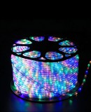 Instalatie Craciun 70 m LED Multicolora,furtun transparent