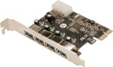 CARD adaptor LOGILINK, PCI-Express la 4 x USB3.0, &quot;PC0057A&quot;