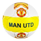 Minge fotbal Manchester United, marime 5, alb galben