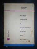 H. Dumitrescu - Analiza chimica a substantelor straine din alimente