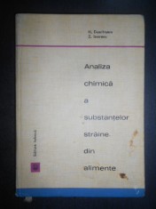 H. Dumitrescu - Analiza chimica a substantelor straine din alimente