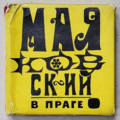 MAIAKOVSKI LA PRAGA de JIRI TALIFER , TEXT INTEGRAL IN LIMBA RUSA , 1976 , CARTE DE FORMAT MIC *