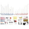 Set unelte reparații deformări auto fără vopsea, 89 piese