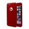 Husa pentru Apple iPhone 6 / Apple iPhone 6S Rosu Fullcover cu acoperire completa 360 grade cu folie protectie