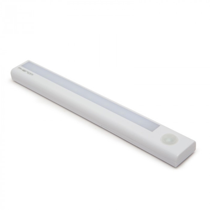 Plafoniera tub LED Phenom, 1.5 V, 4 x AAA, 235 x 30 x 21 mm, senzor miscare , raza actiune 5 m