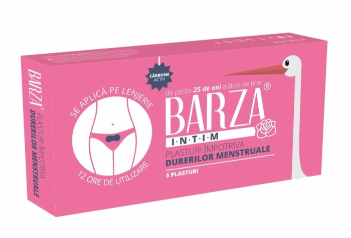 BARZA PLASTURI IMPOTRIVA DURERILOR MENSTRUALE 3/CUT