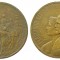 t898 MEDALIA INCORONARII DE LA ALBA IULIA 1922 REGELE FERDINAND SI REGINA MARIA
