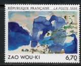 FRANTA 1995, Arta, Pictura, Zao Wou-Ki, serie neuzată, MNH