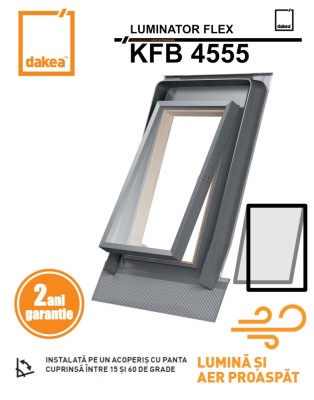 Fereastra luminator Dakea Flex KFB 45x55 foto