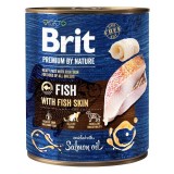 Cumpara ieftin Brit Premium by Nature Fish with Fish Skin, 800 g