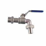 Robinet de exterior inox cu bilă și m&acirc;ner 3/4&quot;