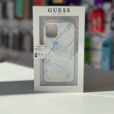 Husa Guess iPhone 12 Mini Colectia Marble Alb - GUHCP12SPCUMAWH