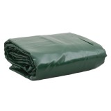 VidaXL Prelată, verde, 4x4 m, 650 g/m&sup2;